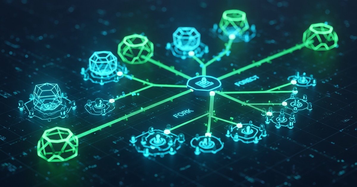 Open source collaborative development network with distributed contributors and shared repositories
