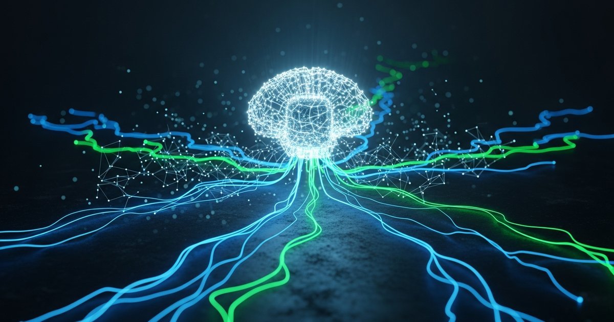Advanced reasoning neural architecture with branching thought patterns and complex problem-solving pathways in neon cyan